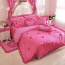 ワイドダブル ベッド用品4点セット 寝具 ボックスシーツ　枕カバー掛け布団カバー ベッドカバー ．別サイズあり ピンク