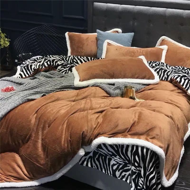 A012536ワイドダブル ベッド用品4点セット 寝具 ボックスシーツ 枕カバー掛け布団カバー ベッドカバー 別サイズあり