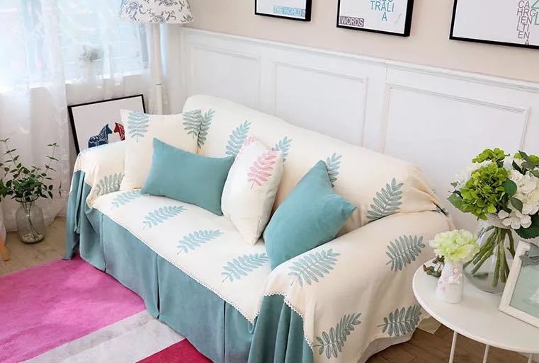 A044277ソファーカバー ソファーシーツ 3人掛け マルチカバー ソファー保護カバー ベッドカバー ひざ掛 180x300cm 別のサイズあり. [2]