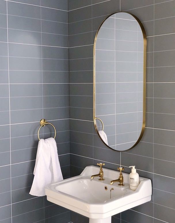 豪華鏡 アンティーク調 壁掛け鏡 壁掛け 壁掛けミラー ウォールミラー 40x80 銅合金 [3]