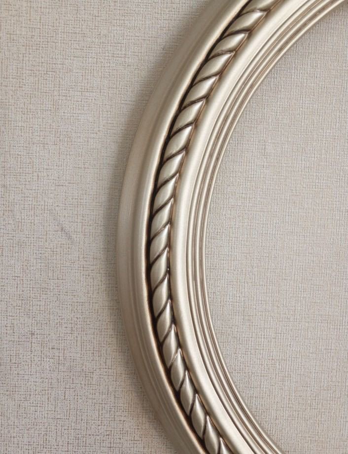 A010800高級豪華鏡 アンティーク調 壁掛け鏡 壁掛け 壁掛けミラー ウォールミラー 52cm [2]