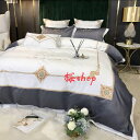 A017794高級ワイドダブル ベッド用品4点セット 寝具 ボックスシーツ 枕カバー掛け布団カバー ベッドカバー サイズ選択可能(3)