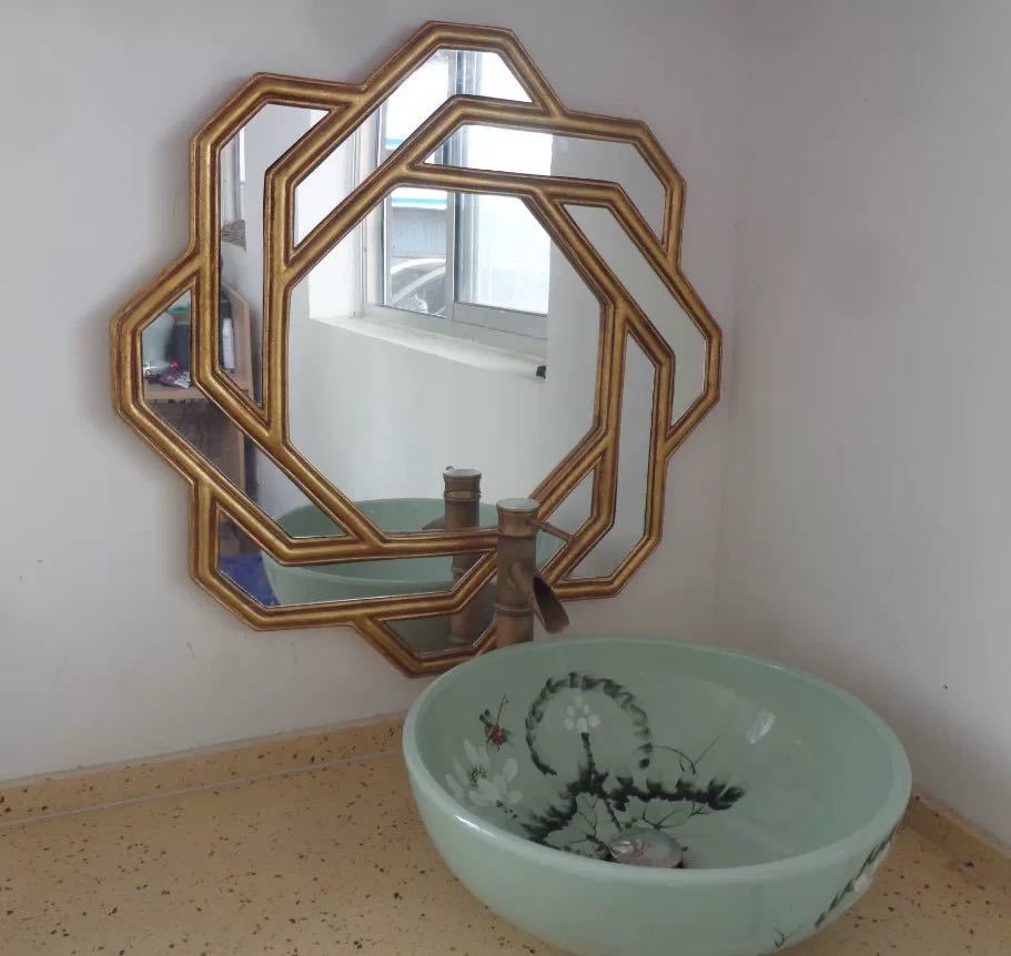 A010797高級豪華鏡 アンティーク調 壁掛け鏡 壁掛け .壁掛けミラー ウォールミラー [2]