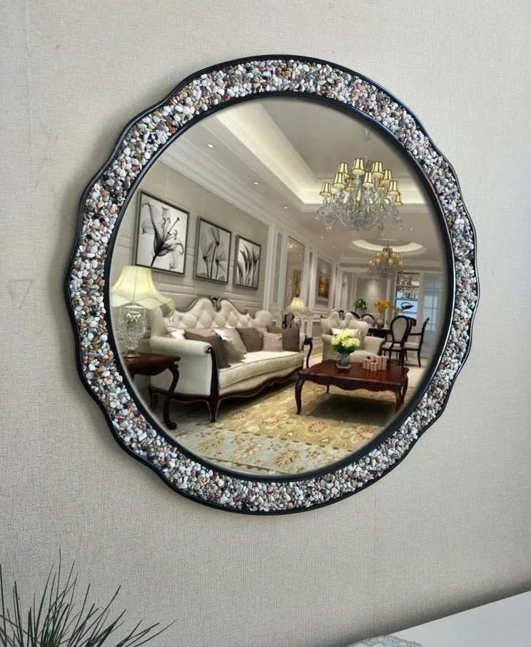 A045563豪華鏡 アンティーク調 壁掛け鏡 壁掛け 壁掛けミラー ウォールミラー