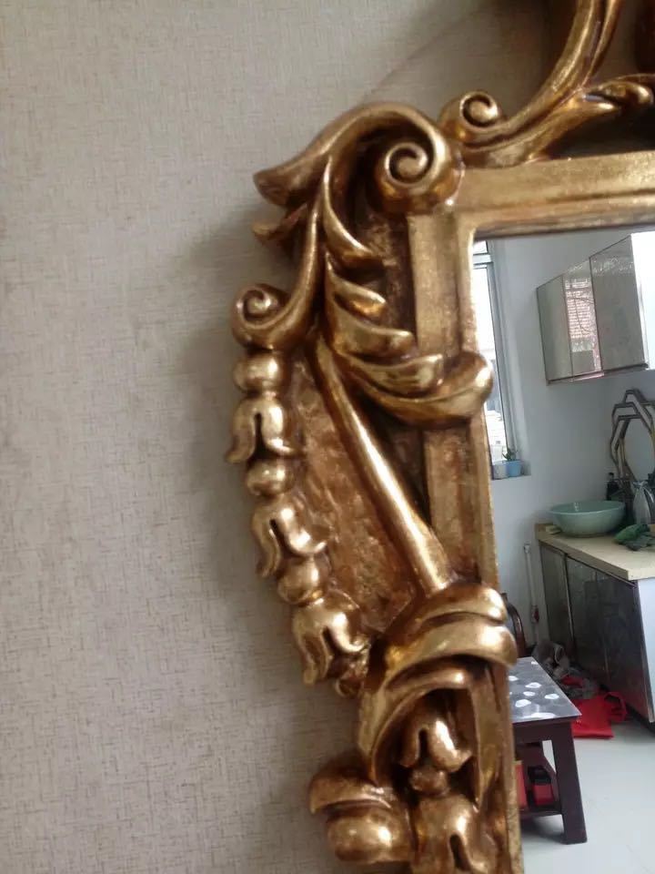 A016062豪華鏡 アンティーク調 壁掛け鏡 壁掛け 壁掛けミラー ウォールミラー