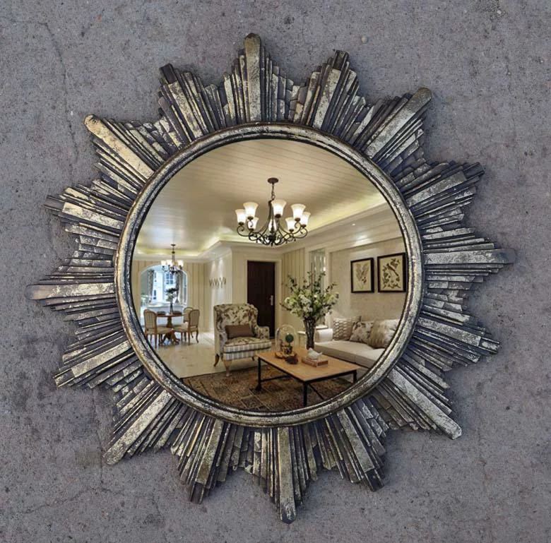 樂天商城 - A044296豪華鏡 壁掛け鏡 アンティーク調 壁掛け 壁掛けミラー ウォールミラー