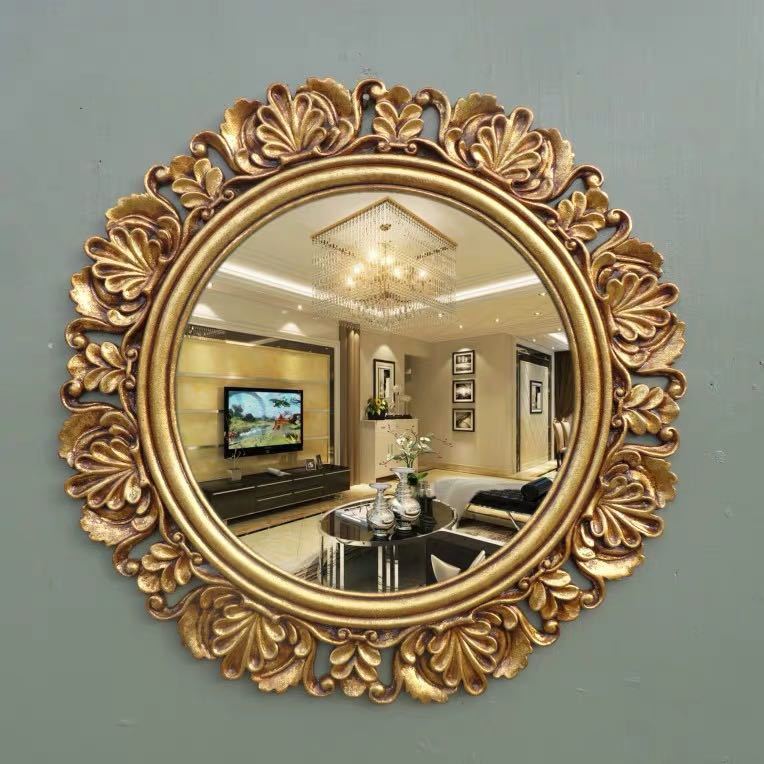 A012468豪華鏡 アンティーク調 壁掛け鏡 壁掛け ．壁掛けミラー ウォールミラー