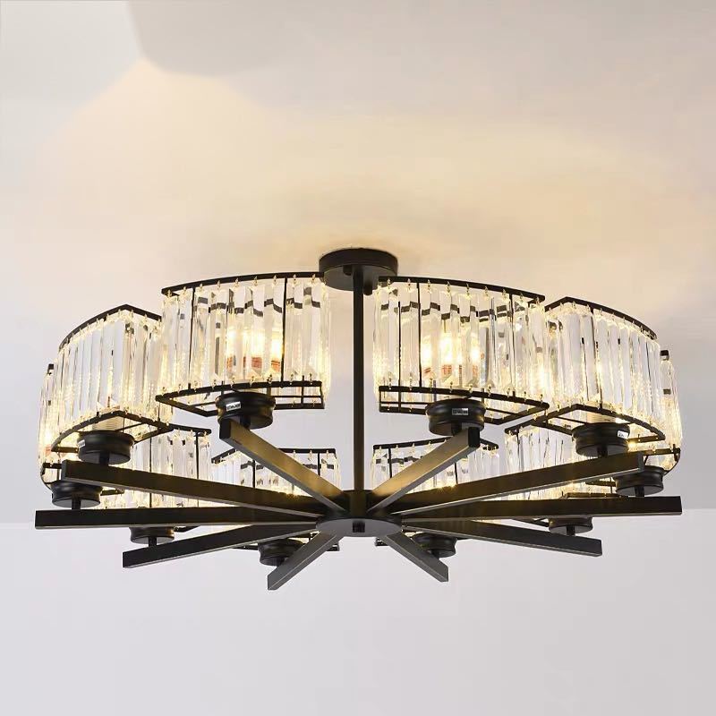 A056968豪華天井照明 ペンダントライト 洋風照明 シャンデリア 北欧デザイン シーリングライト不可 10灯 電源直結タイプ