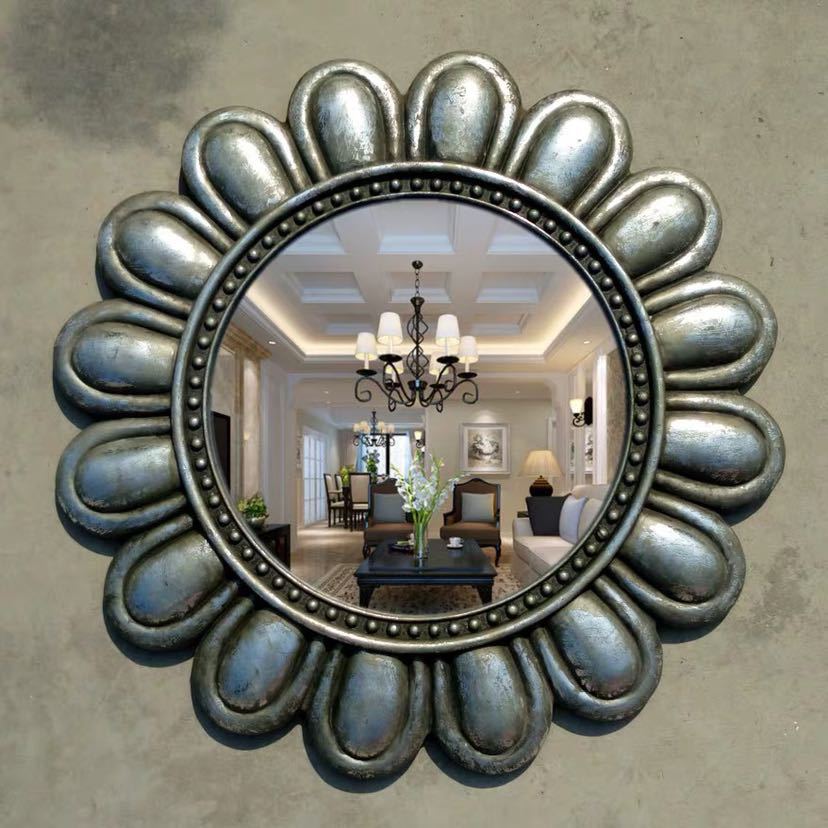 A029661豪華鏡 アンティーク調 壁掛け鏡 壁掛け 壁掛けミラー ウォールミラー