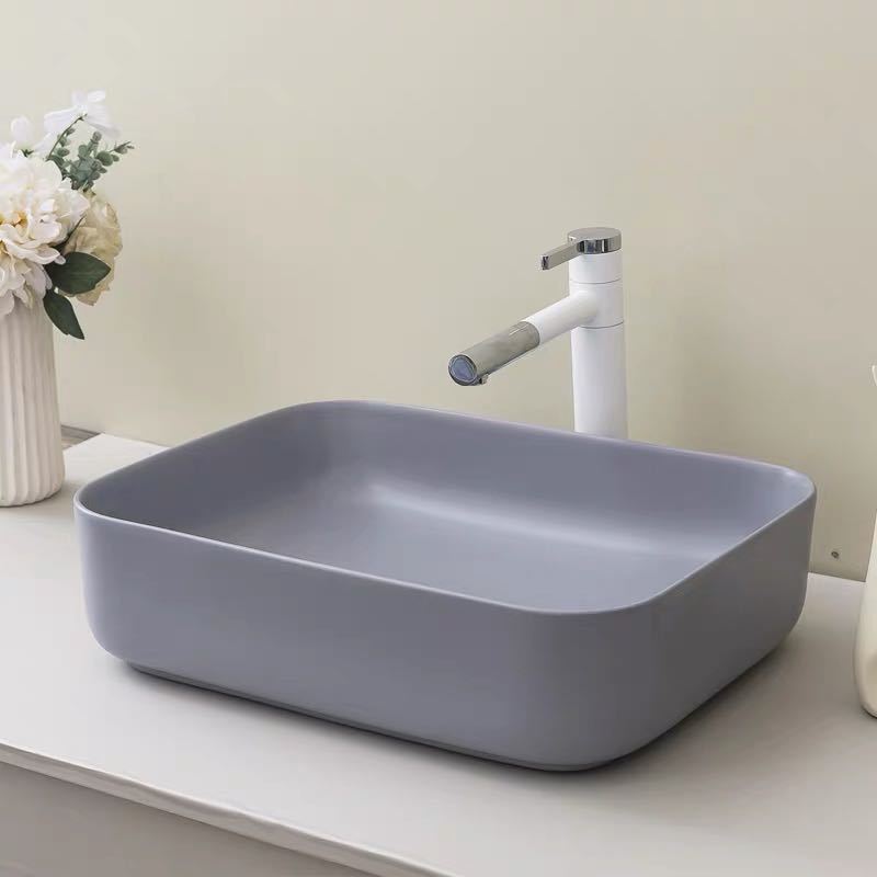 Rakuten - A035686陶器洗面ボウルセット 洗面ボール 手洗い鉢 手洗器 洗面器 蛇口．排水金具付き．