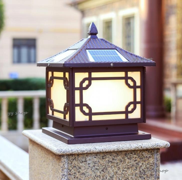 A0614200920OU112ソーラーライト　ガーデンライト　ポールライト　庭園灯 屋外用照明