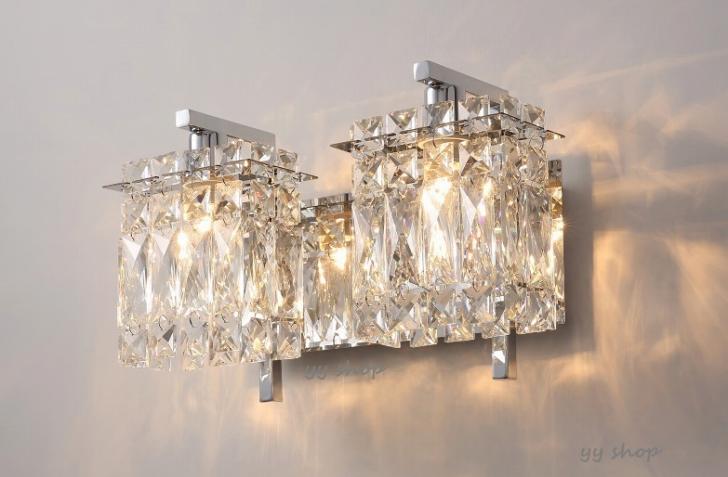 A0361300920BL25-2水晶.高級壁掛け照明 壁掛け灯 インテリア照明 壁掛け灯 2灯 [2]