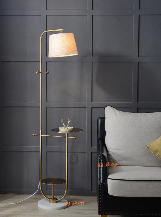 Floor Lamps - A0585980820FL47-3人造大理石高級フロアスタンド スタンドライト フロアライト 照明器具 間接照明