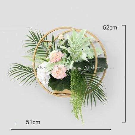 Other - A0274100920T12-5壁飾り 人工観葉植物 壁掛けインテリア ディスプレイ 壁掛けミックスグリーン 造花 壁掛け