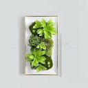 A0299990920T13-3壁飾り 人工観葉植物 壁掛けインテリア ディスプレイ 壁掛けミックスグリーン 造花 壁掛け