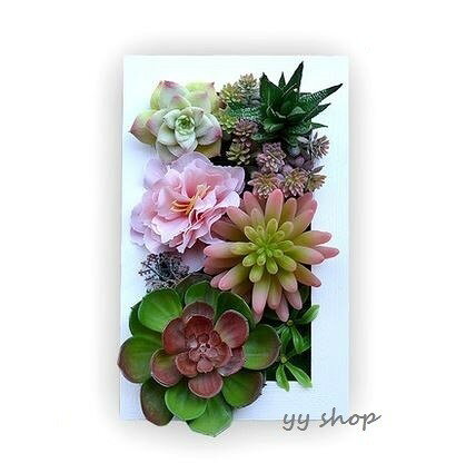 A0565230920T5-14壁飾り 人工観葉植物 壁掛けインテリア ディスプレイ 壁掛けミックスグリーン 造花 壁掛け
