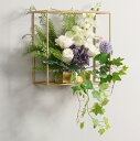 A0164790920T12-3壁飾り 人工観葉植物 壁掛けインテリア ディスプレイ 壁掛けミックスグリーン 造花 壁掛け