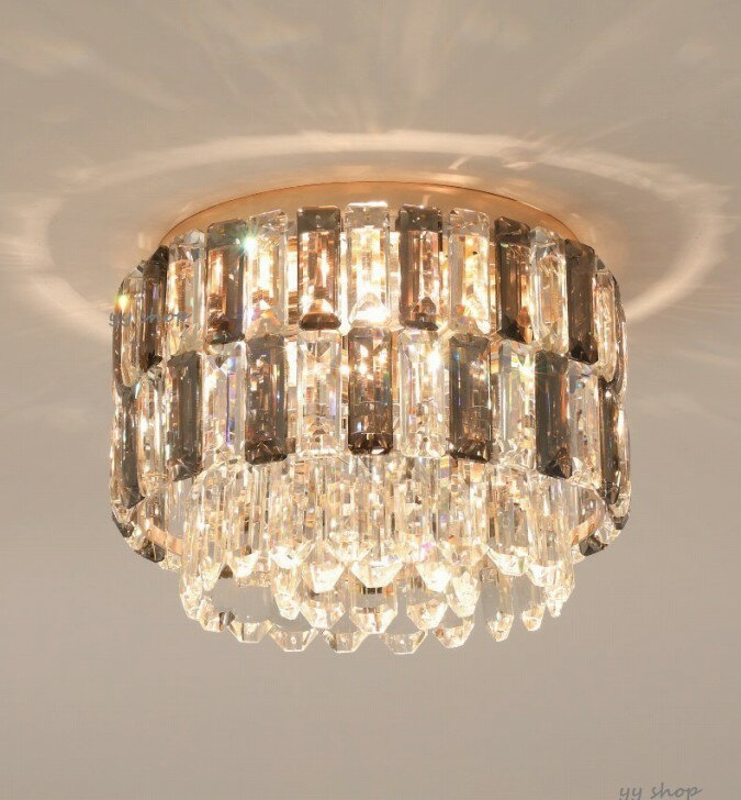 樂天商城 - A0620300920L30-2水晶.高級ペンダントライト．洋風照明　シャンデリア　北欧デザイン シーリングライト不可 天井照明 3灯 電源直結タイプ