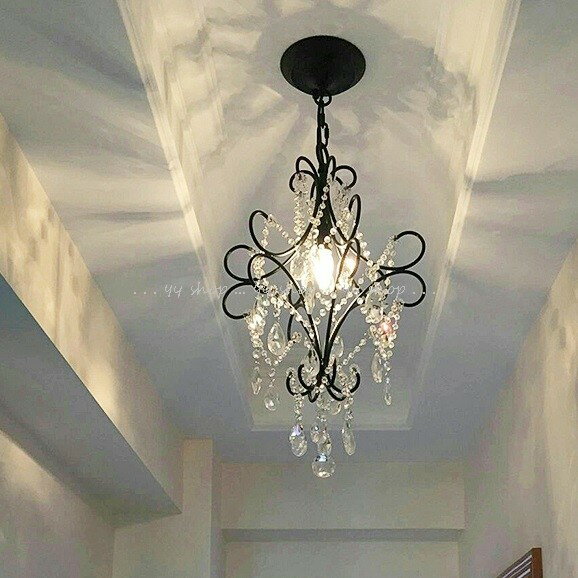 A0573441020AL6-1-1水晶.ペンダントライト．洋風照明　シャンデリア　北欧デザイン シーリングライト不可 玄関 階段 廊下 カウンター 天井照明 1灯 電源直結タイプ