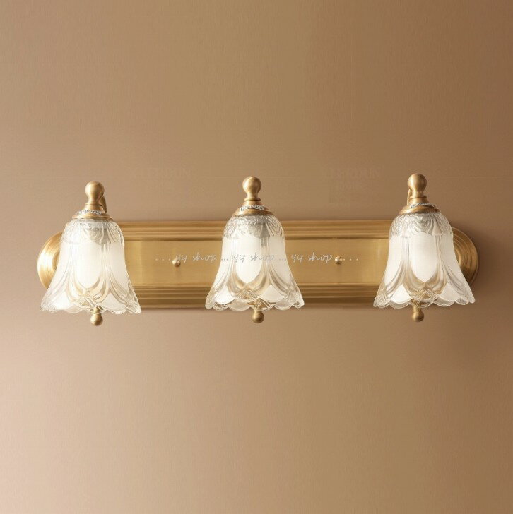 A0487021020DL5-3銅.壁掛け照明 壁掛け灯 インテリア照明 壁掛け灯 高級照明.ミラーライト.3灯