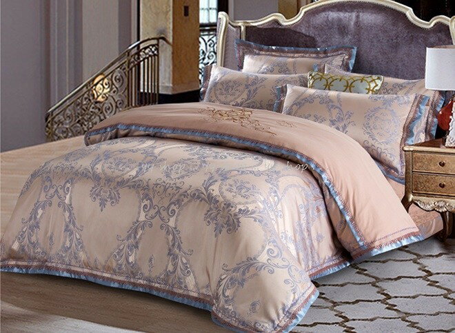 A0113101120BS2-8新品 高級ワイドダブル ベッド用品4点セット 寝具 ボックスシーツ 枕カバー掛け布団カバー ベッドカバー