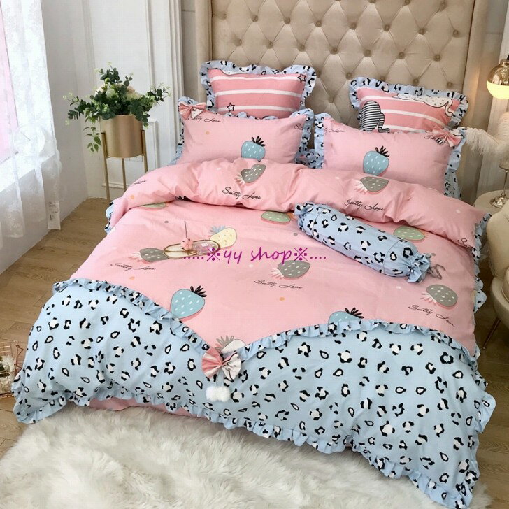 A0448211120BS11-4新品 高級ワイドダブル ベッド用品4点セット 寝具 ボックスシーツ　枕カバー掛け布団..