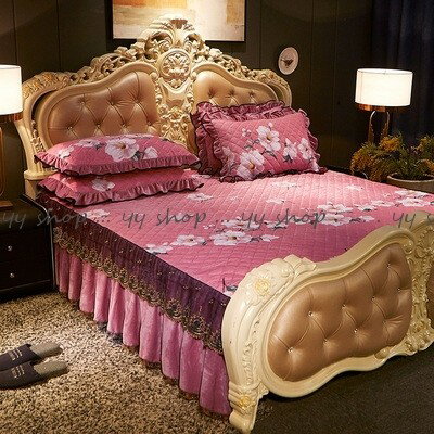 A0275151120BS4-4新品 高級ワイドダブル ベッド用品4点セット 寝具 ボックスシーツ 枕カバー掛け布団カバー ベッドカバー [3]