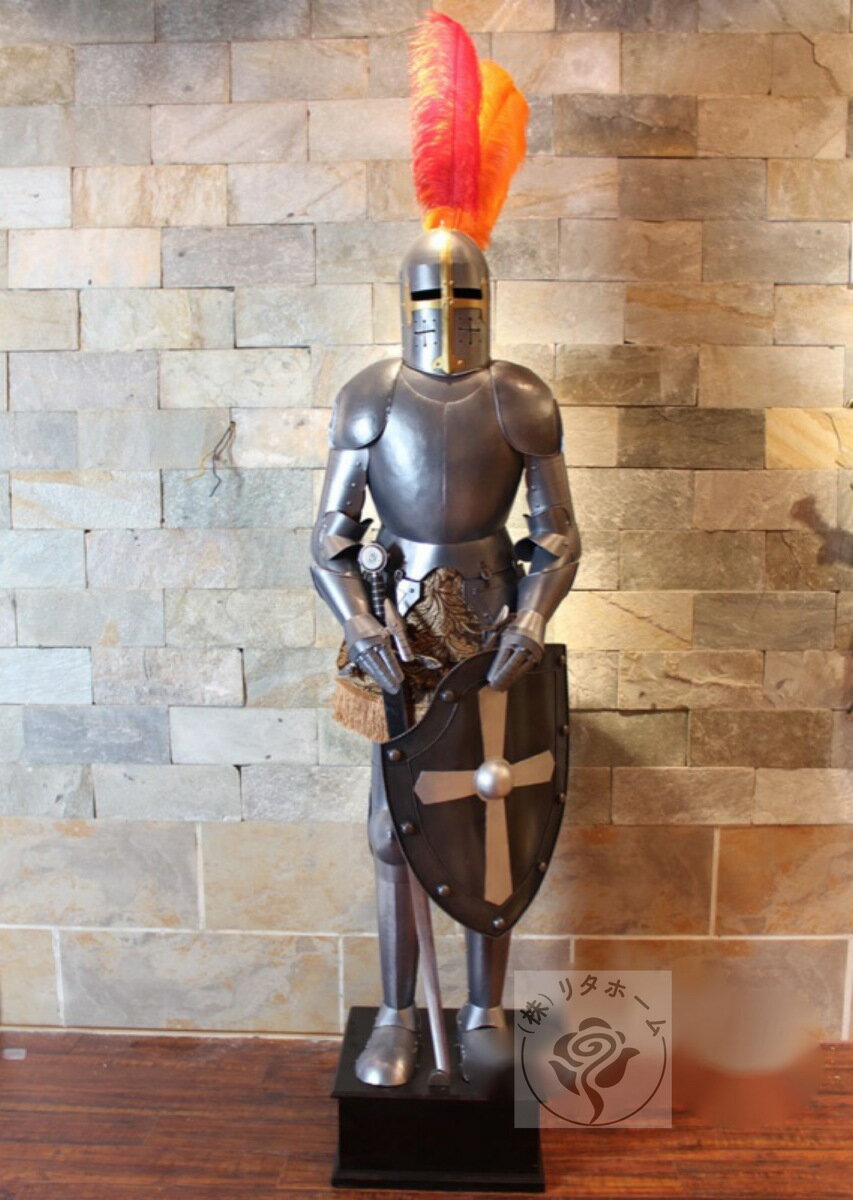 中世ヨーロッパ 騎士道　人気インテリア中世風甲冑鎧100%ハンドメイド等身【中世騎士】西洋甲冑人形映画写真撮影置物★高さ200cm 部屋飾り 西洋甲冑人形 商品名：中世騎士甲冑素材：鉄板全体規格：幅62cm　高さ200cm　奥行き40cm 重さ：25 kg状態：新品未使用☆☆★★★★★★★★★★★★★☆☆◆お客様のご覧になっているモニター等により多少色が異なる場合がございます。あらかじめご了承ください。◆複数ご注文の場合やお急ぎの場合は必ず事前に納期のお質問をお願いいたします。◆サイズの誤差は多少発生します。ご了承下さい。◆当店は販売のみとなっておりますので、商品の使用方法等についてのお問い合わせにはお答え出来ません。☆☆★★★★★★★★★★★★★☆☆注意事項1丶ご利用のPC環境により、実際の商品と色が異なる場合がございます。予めご了承ください。2丶新品未使用品ですが、外箱に初期からのスレ、剥げ歪みなどあります。商品が輸送中に破損しないよう、木箱で商品を詰めてしまう場合がございますので、ご了承ください。3丶ご注文完了後、お客様都合による交換キャンセル及び不良品以外のご返品ご交換はお受け致しておりません。4丶梱包材のみの損傷や、お客様のイメージ違いによる性能、色、形、サイズの違い、ご注文間違い等による返品もお受けできません。配送なので軽微な傷などがつく場合がありますので、 神経質な方のご購入はご遠慮ください。5丶販売条件について海外輸入製品の為、日本語の説明書は付いておりません。6丶品質に極端なこだわりをお持ちの方、極端に神経質な方はご購入ご遠慮ください，返品は対応していません7丶きちんと検品しておりますが、日本製に比べ作りが甘い場合がございます。傷がある場合がございます。完璧を求める方は入札をお控えください。8丶あくまで画像はイメージですので、商品改良の為パッケージや一部仕様が少し変更になる場合もございます。上記理由の返品交換は承ることが出来ませんので予めご了承くださいませ 2