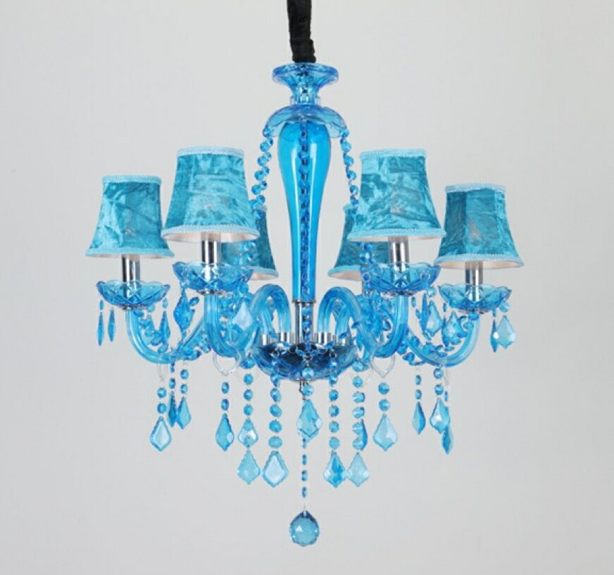 A052855豪華水晶天井照明 ペンダントライト クリスタルの輝き 洋風照明シャンデリア　北欧デザイン 6灯 電源直結タイプ