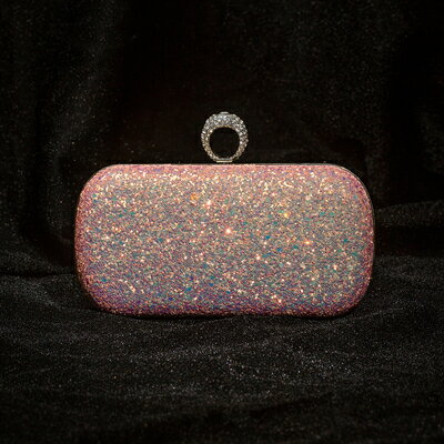 A052922O7クラッチバッグ レディース バッグ クリスタルショルダーバッグ キラキラ．ラインストン　パ..