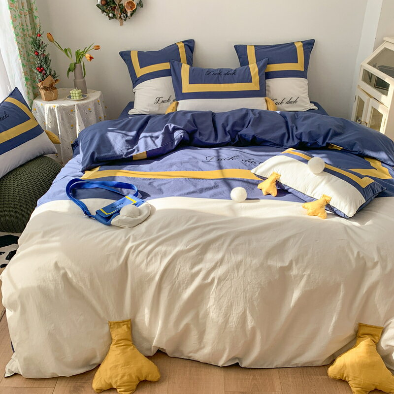 A001423BS20寝具 ワイドダブル ベッド用品4点セット ボックスシーツ [3]