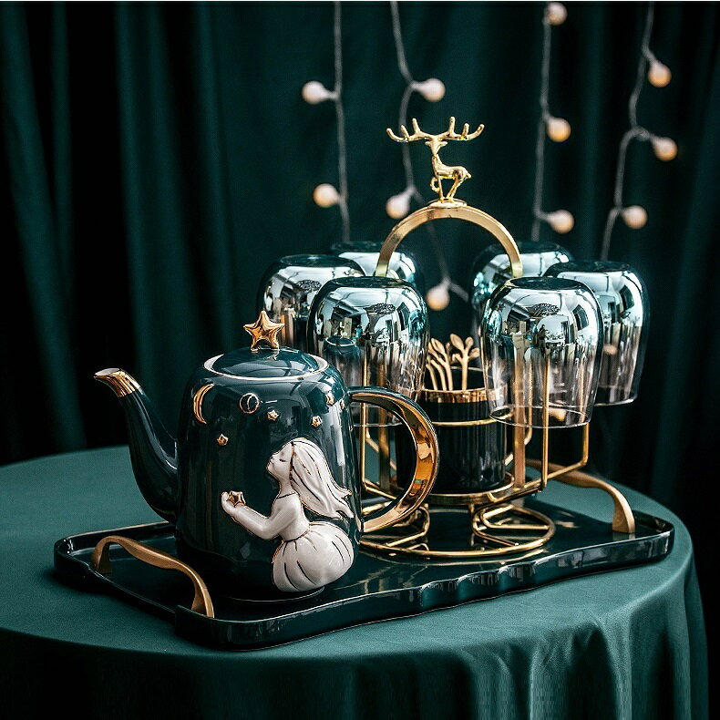 A050065C7-2西洋ティー・コーヒーカップセット カップ＆ソーサー6客セット 豪華ティー カップセット