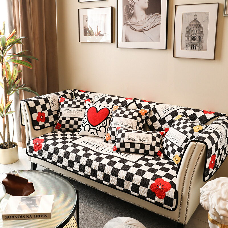 Separate Sofas - A050250SO24ソファーシート ソファーカバー シーズン通用タイプ サイズオーダー可能 滑りどめ生地 3点セット