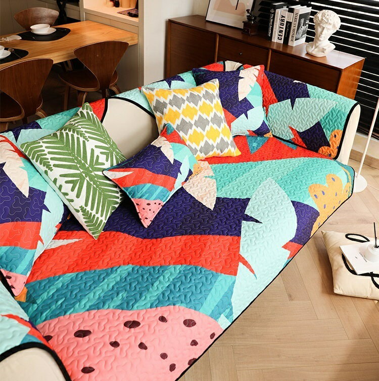 A050258SO32ソファーシート ソファーカバー シーズン通用タイプ サイズオーダー可能 滑りどめ生地 3点セット