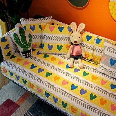 A050271SO38ソファーシート ソファーカバー シーズン通用タイプ サイズオーダー可能 滑りどめ生地 3点..