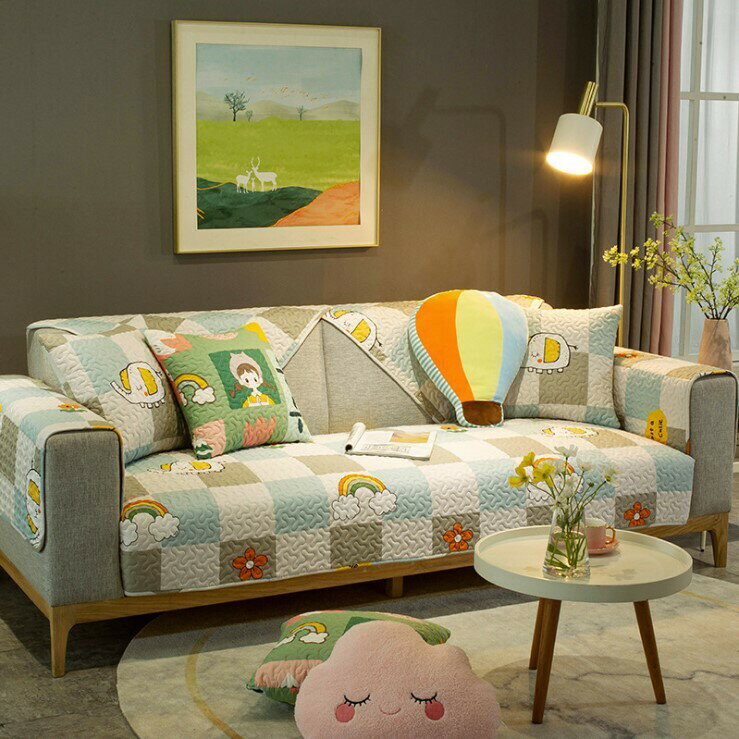 A050294SO41ソファーシート ソファーカバー シーズン通用タイプ サイズオーダー可能 滑りどめ生地 3点..