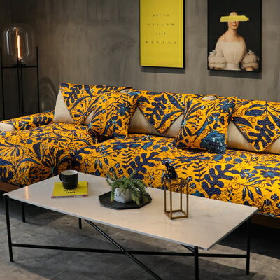 A050321SO44ソファーシート ソファーカバー シーズン通用タイプ サイズオーダー可能 滑りどめ生地 3点セット