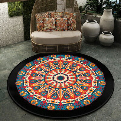 Patterned - A049788FM21ラグカーペット リビングマット ラグマット 滑り止め付 ホットカーペット対応 床暖房対応 サイズオーダー可能