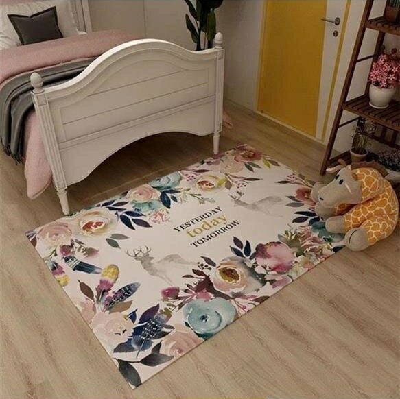 4.5帖用（261 cm×261 cm） - A049842FM24ラグカーペット リビングマット ラグマット 滑り止め付 ホットカーペット対応 床暖房対応 サイズオーダー可能
