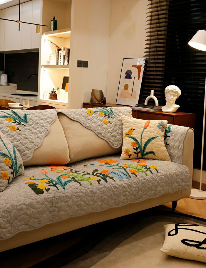 A049914SO5ソファーシート ソファーカバー 滑りどめ生地 シーズン通用タイプ サイズオーダー可能 3点セット