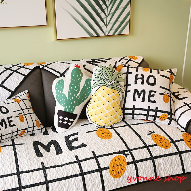 A049927SO11ソファーシート ソファーカバー シーズン通用タイプ サイズオーダー可能 滑りどめ生地 3点セット [2]