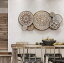 WD127-2木工芸品 壁掛け 北欧調 高級感壁飾り インテリア雑貨 部屋飾り　壁面装飾 民芸品 手作り