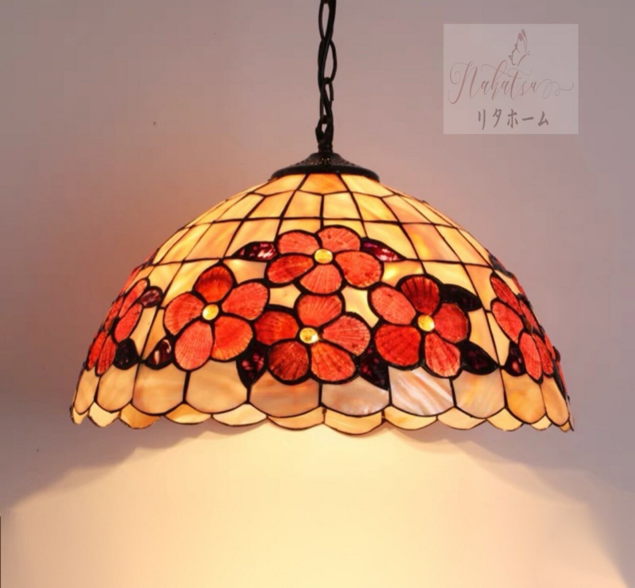 Vaulted Ceiling - A051295天井照明 ペンダントライト．洋風照明　シャンデリア貝入れ　 シーリングライト不可 電源直結タイプ