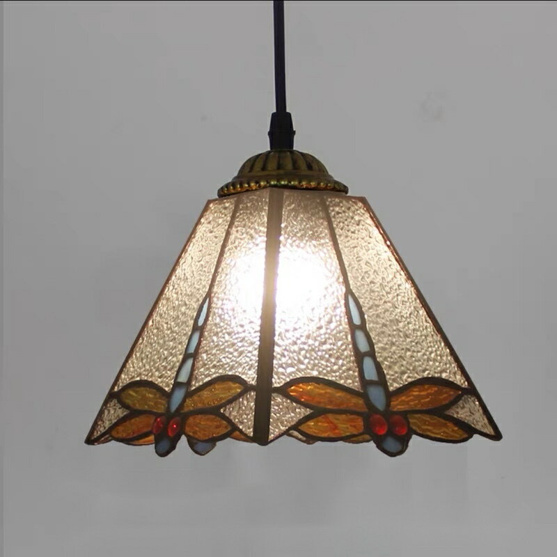 Vaulted Ceiling - A002228ステンドグラス　ペンダントライト豪華天井照明ステンドグラスランプ工芸品 電源直結タイプ