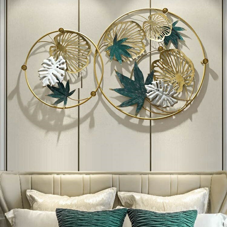 A051319WD142-2金属工芸品 アイアン 壁掛け 北欧調 高級感壁飾り インテリア雑貨 部屋飾り 壁面装飾 民芸品 手作り