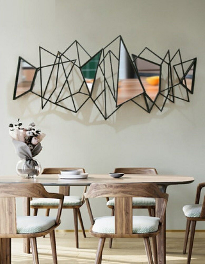 M12壁掛け鏡 部屋飾り 壁掛け 壁掛けミラー ウォールミラー 高級豪華鏡 鉄工芸品 洗面鏡 [3]