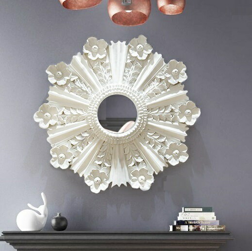 A002324M39壁掛け鏡 部屋飾り 壁掛け 壁掛けミラー ウォールミラー 高級豪華鏡 工芸品