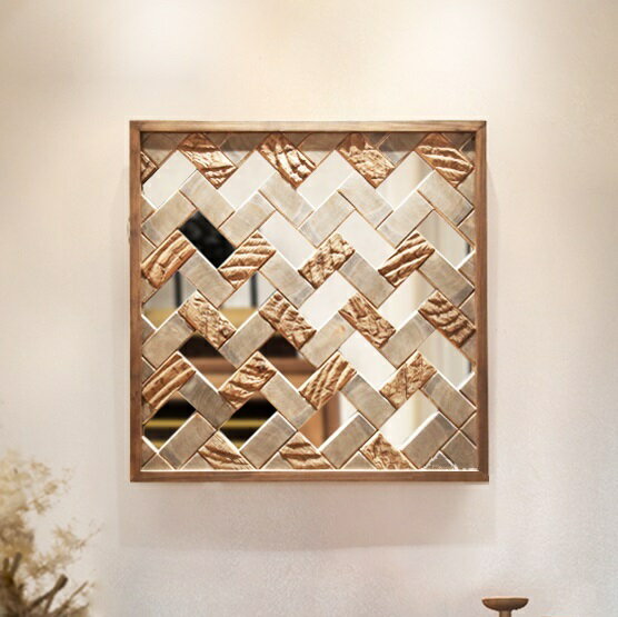 A002326M40-2壁掛け鏡 部屋飾り 壁掛け 壁掛けミラー ウォールミラー 高級豪華鏡 木工芸品 アンティーク調