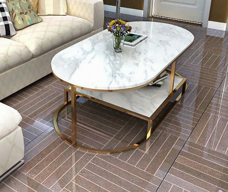 A059196高級人造大理石ローテーブル ．センターテーブル テーブル 北欧風サイドテーブル コーヒーテーブル 幅80cm