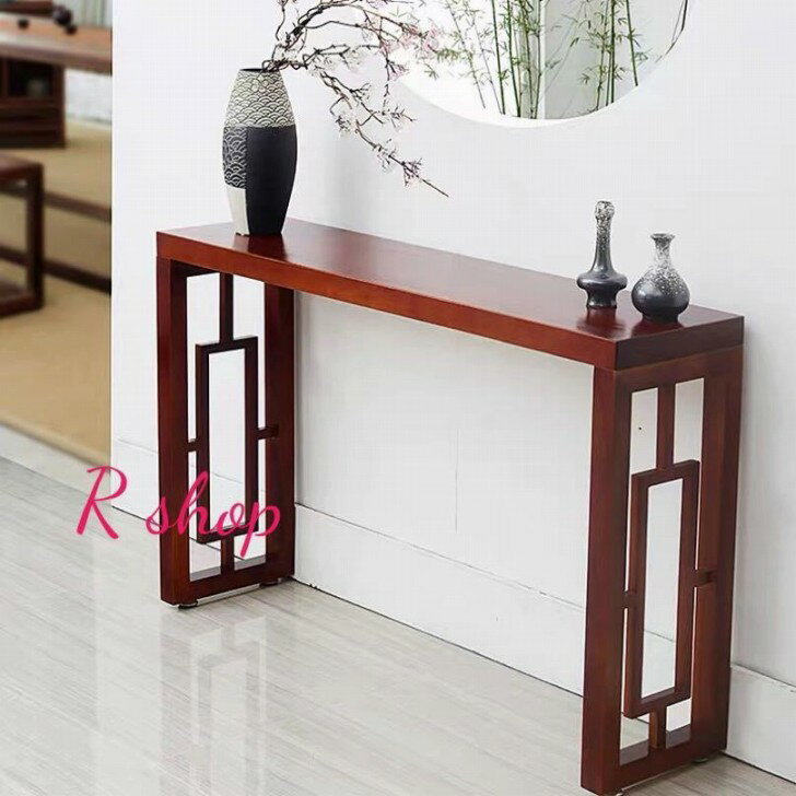 A010071高級サイドテーブル .コンソールテーブル 玄関テーブル 花台 電話台 アンティーク調デザイン 植木鉢置き 幅100cm